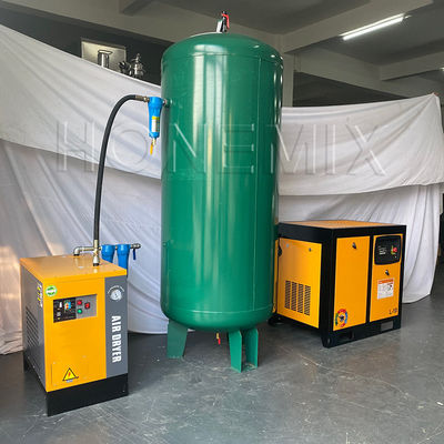 Мощное вспомогательное оборудование 7.5KW / 10HP винтовой воздушный компрессор набор