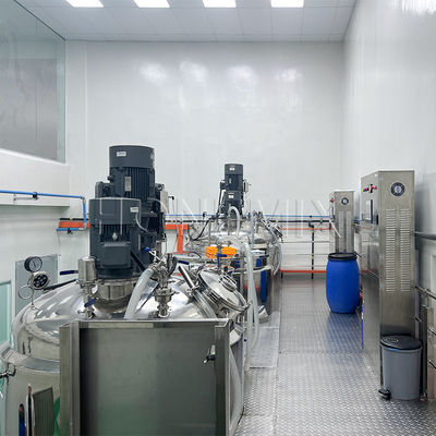 Гигиеническая вакуумная эмульгирующая смесь 2000L 3000L машина для изготовления зубной пасты